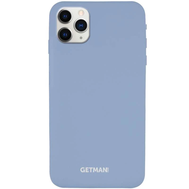 

Чохол Silicone Case GETMAN for Magnet на Apple iPhone 11 Pro (5.8") (Сірий / Mist Blue)
