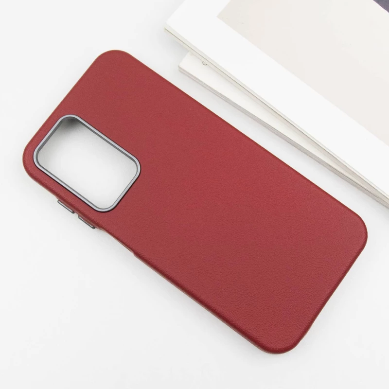 Шкіряний чохол Prestige Leather Guard для Samsung Galaxy S24 Ultra – Red. Фото 5 з 8