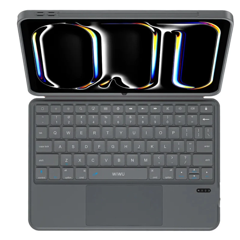 Чохол-клавіатура WIWU MK-005 3 in 1 for iPad Pro 13" (2024) – Grey. Фото 7 з 8