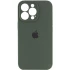 Чехол Silicone Case с защитой камеры для Apple iPhone 15 Pro Max (6.7") – Зеленый / Cyprus Green. Фото 1 из 4
