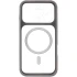 Чохол TPU GETMAN Moon Clear with MagSafe для Apple iPhone 16 Pro – Grey. Фото 5 з 7