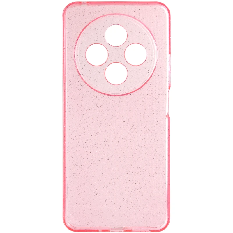 Блискучий силіконовий чохол на Xiaomi Redmi 14C / Poco C75 – Pink. Фото 7 з 9