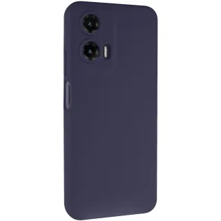 Чехол Silicone Case Lakshmi Premium з закритою камерою на Motorola Moto G35 — Темно-синий / Midnight blue
