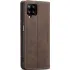 Шкіряний чохол-книжка CaseMe Velvet Nubuck для Samsung Galaxy M12 – Coffee. Фото 5 з 6