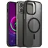 TPU+PC чохол Metal Buttons with Magnetic Fit для Apple iPhone 14 Pro (6.1") – Чорний / Black. Фото 2 з 2