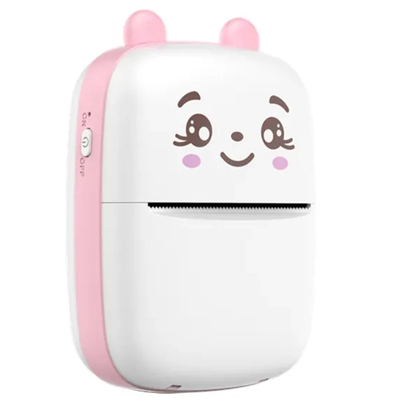 Портативний детский термопринтер Mini А8С – Рожевий. Фото 7 з 7