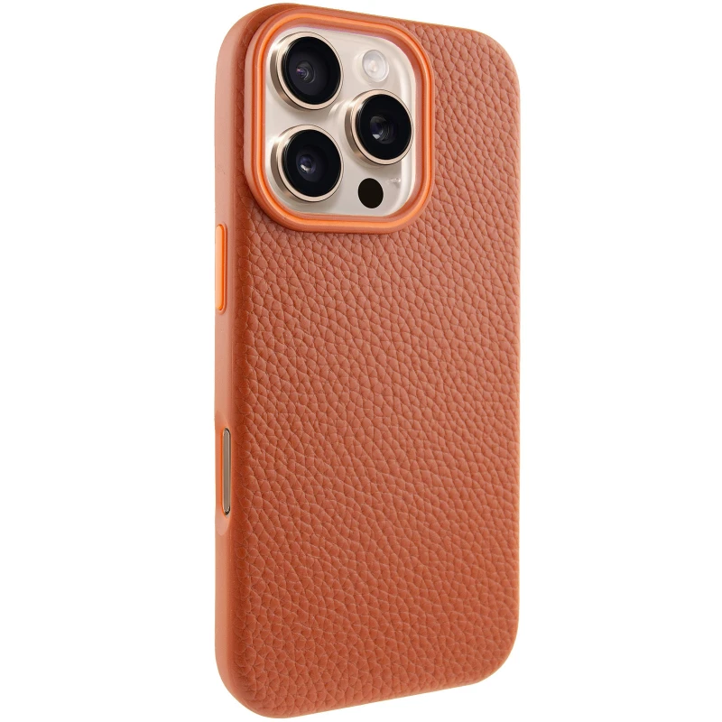 Чохол Syndee with MagSafe для Apple iPhone 16 Pro – Brown. Фото 1 з 8