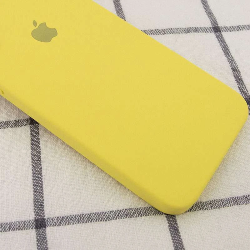 Чехол Silicone Case Square с защитой камеры для Apple iPhone 6/6s (4.7") – Желтый / Canary Yellow. Фото 2 из 3