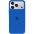 Чохол Silicone Case з закритим низом на Apple iPhone 17 Pro (6.3") – Синій / Capri Blue. Фото 3 з 6
