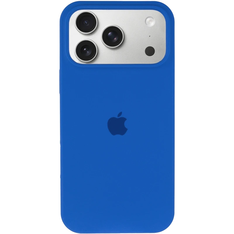 Чохол Silicone Case з закритим низом на Apple iPhone 17 Pro Max (6.9") – Синій / Capri Blue. Фото 3 з 6