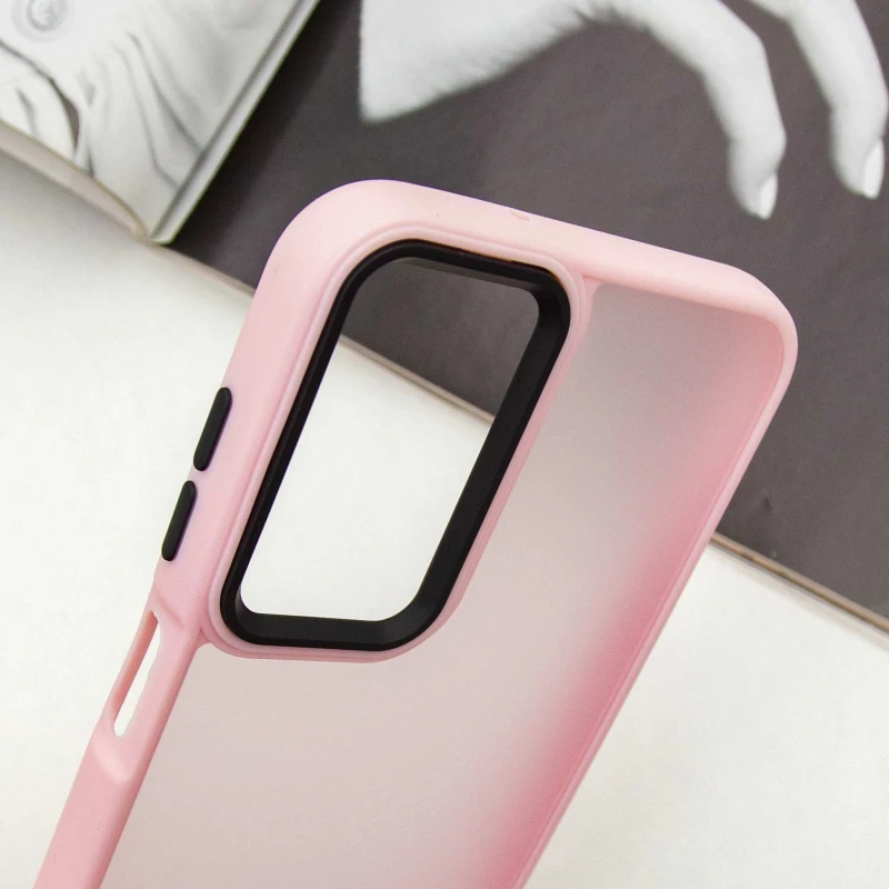 Чехол TPU+PC Lyon Frosted на Samsung Galaxy A18 – Pink. Фото 4 из 6
