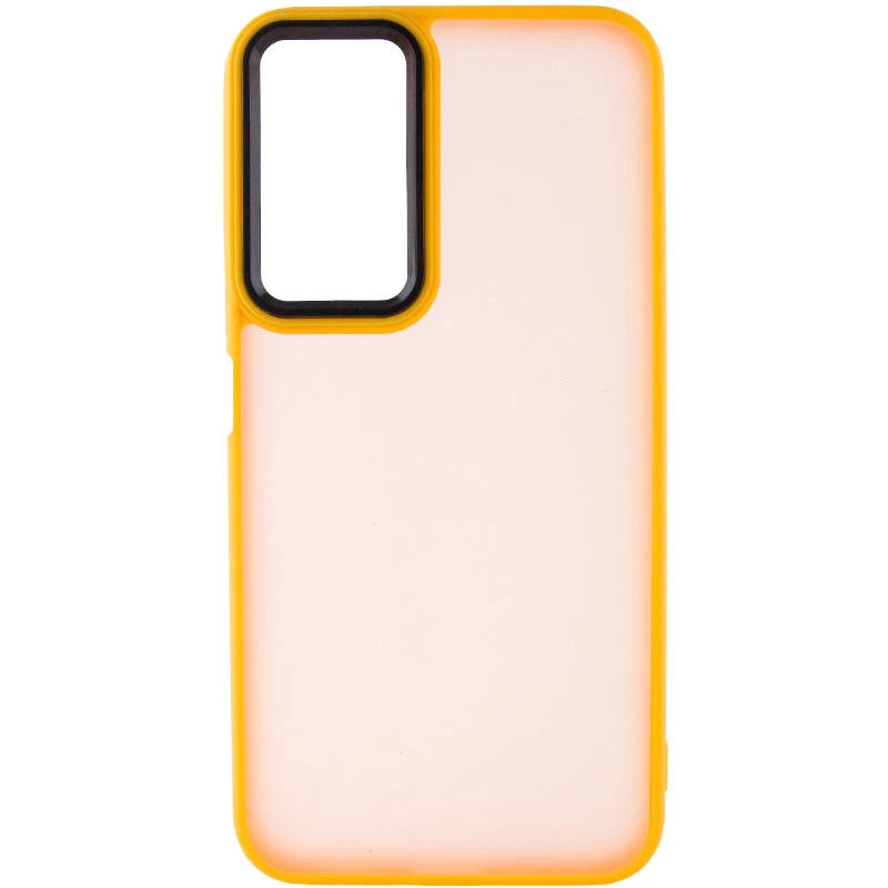 Чехол TPU+PC Lyon Frosted на Oppo A57s – Orange. Фото 3 из 4