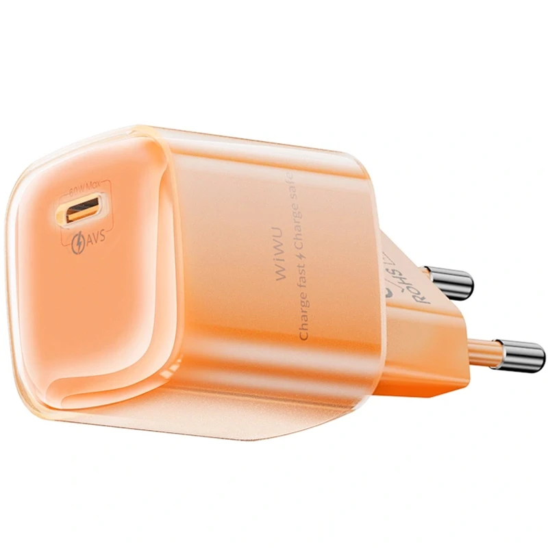МЗП WIWU G037 Jelly PD60W GaN (1USB-C) – Orange. Фото 2 з 3