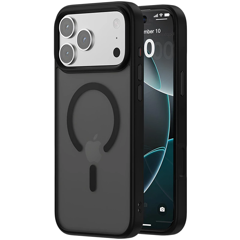 Чехол Ummi Colorful with MagSafe для Apple iPhone 18 Pro Max – Черный / Black. Фото 1 из 8