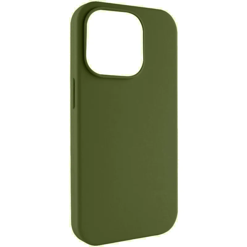 Чехол Silk (AA) NO LOGO with Magnetic Fit для Apple iPhone 18 Pro Max – Зеленый / Dark Olive. Фото 1 из 1