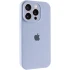 Чехол Silicone Case с защитой камеры для Apple iPhone 14 Pro Max (6.7") – Голубой / Lilac Blue. Фото 3 из 14