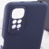 Чохол Silicone Case Lakshmi Premium з закритою камерою на Xiaomi Redmi Note 11 (Global) / Note 11S – Темно-синій / Midnight blue. Фото 10 з 11