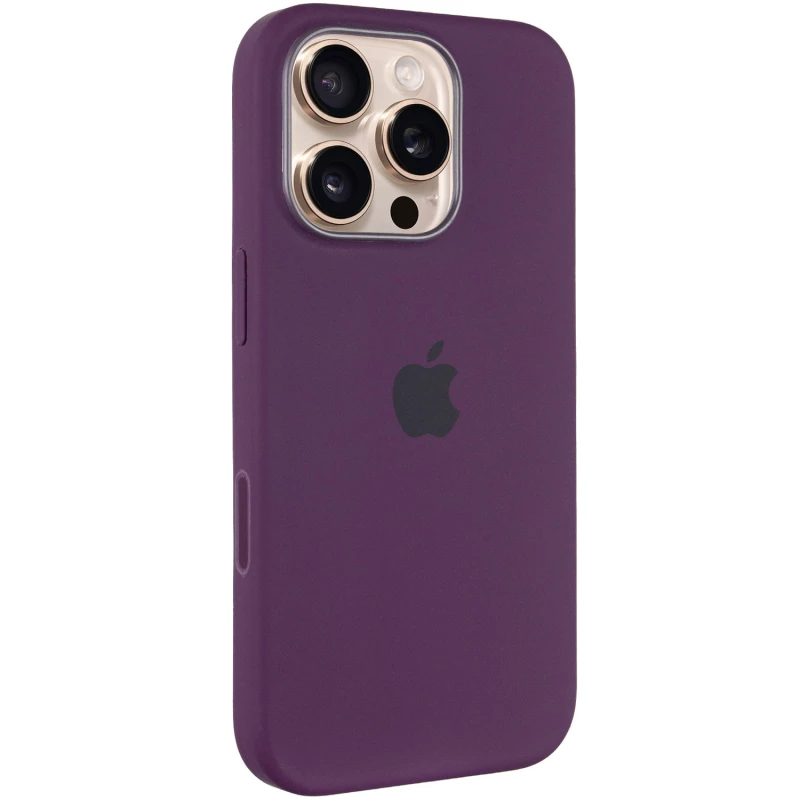 Силиконовый чехол ААА with Magsafe connection для Apple iPhone 16 Pro – Plum. Фото 2 из 10