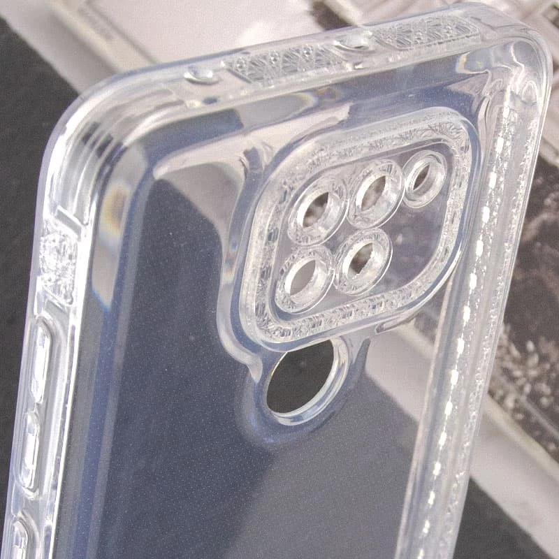 Силіконовий чохол з візерунком на Xiaomi Redmi Note 9 / Redmi 10X – Прозорий. Фото 5 з 7