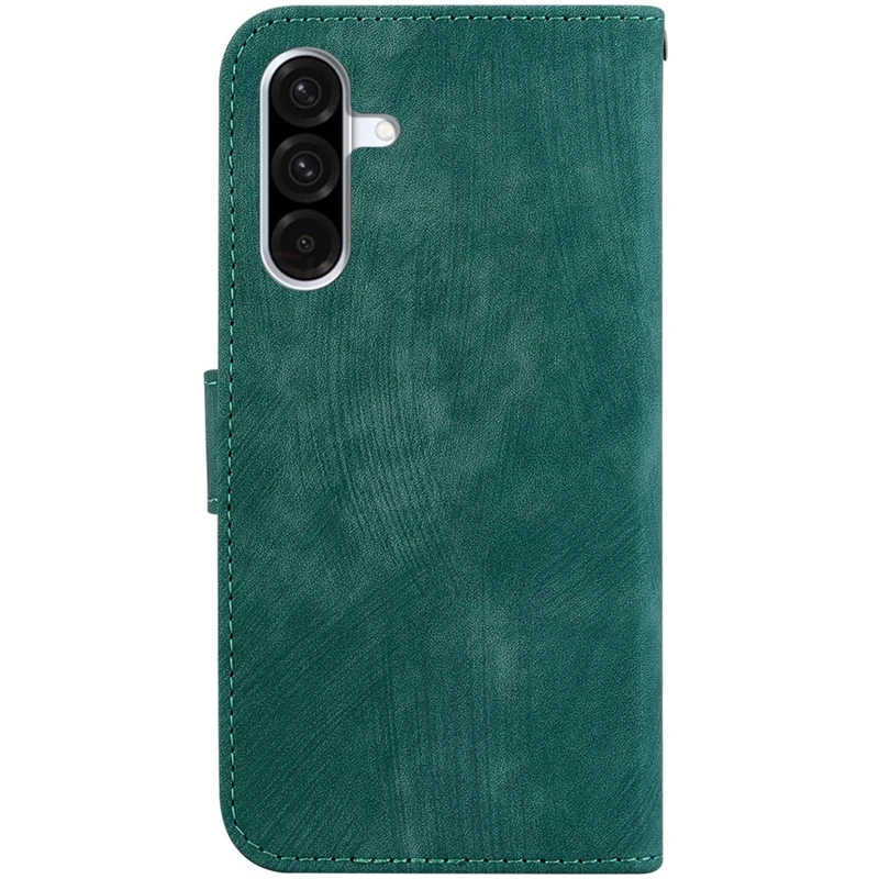 Кожаный чехол-книжка Cute Tiger для Samsung Galaxy A37 5G – Green. Фото 2 из 4