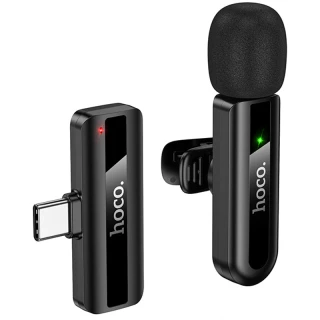 Петличный беспроводной микрофон Hoco L20 Fair Type-C фото 1 из 1