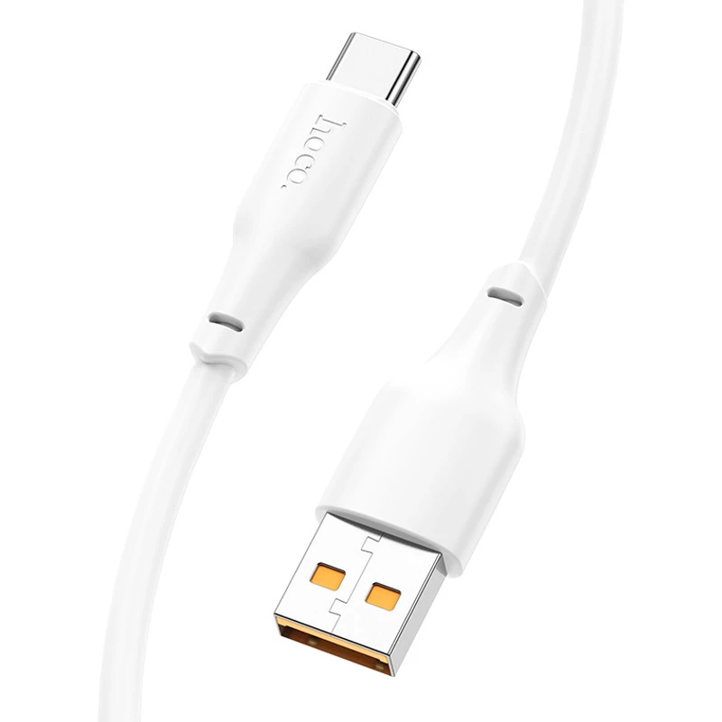 Дата кабель Hoco X93 Force USB to Type-C 27W (1m) – White. Фото 4 з 8