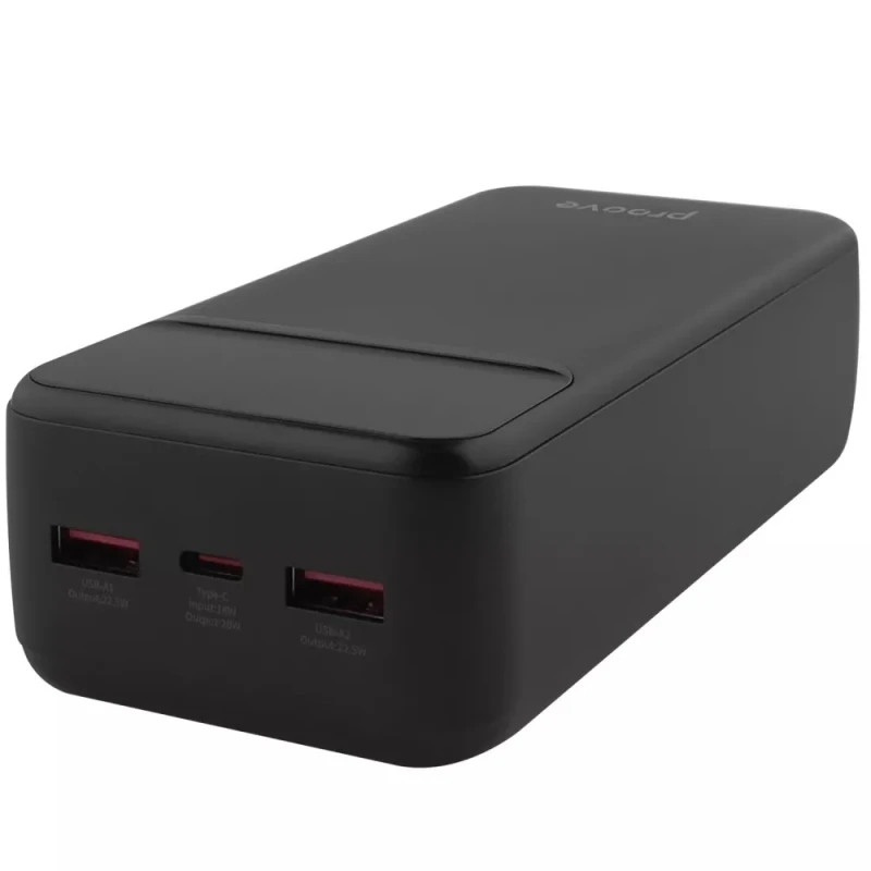 Портативний ЗП Proove Illuminator 2 22.5W 30000 mAh – Black. Фото 2 з 3