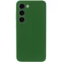 Силіконовий чохол Lakshmi MagFit з захистом камери для Samsung Galaxy S23 – Зелений / Dark green. Фото 1 з 8