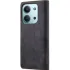 Шкіряний чохол-книжка CaseMe Velvet Nubuck для Xiaomi Redmi 15C (Global) – Black. Фото 4 з 5