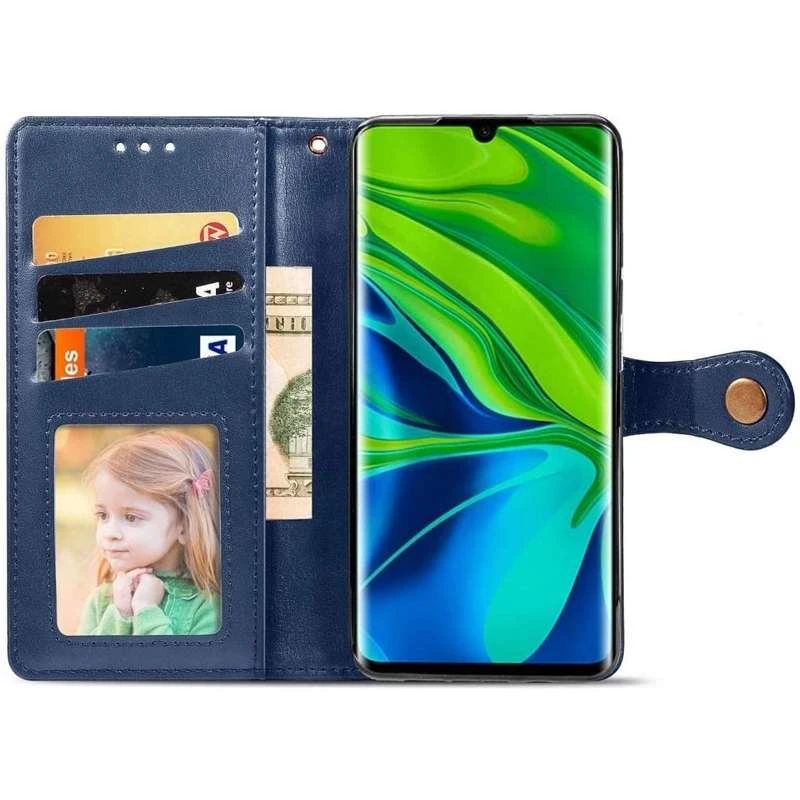 Чохол-книжка GETMAN галант на Xiaomi Mi Note 10 / Note 10 Pro / Mi CC9 Pro – Синій. Фото 2 з 5