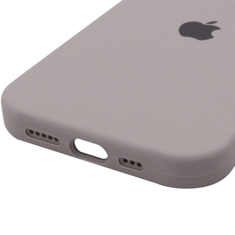 Чохол Silicone Case з закритим низом на Apple iPhone 16 Plus – Сірий / Lavender. Фото 9 з 10