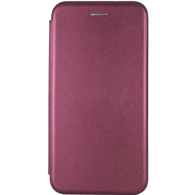 Чохол-книжка класичний на Samsung Galaxy A21s – Бордовий. Фото 1 з 3