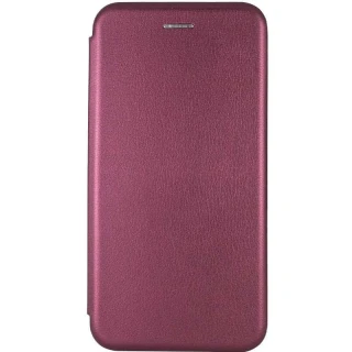 Чохол-книжка класичний на Samsung Galaxy A21s — Бордовий