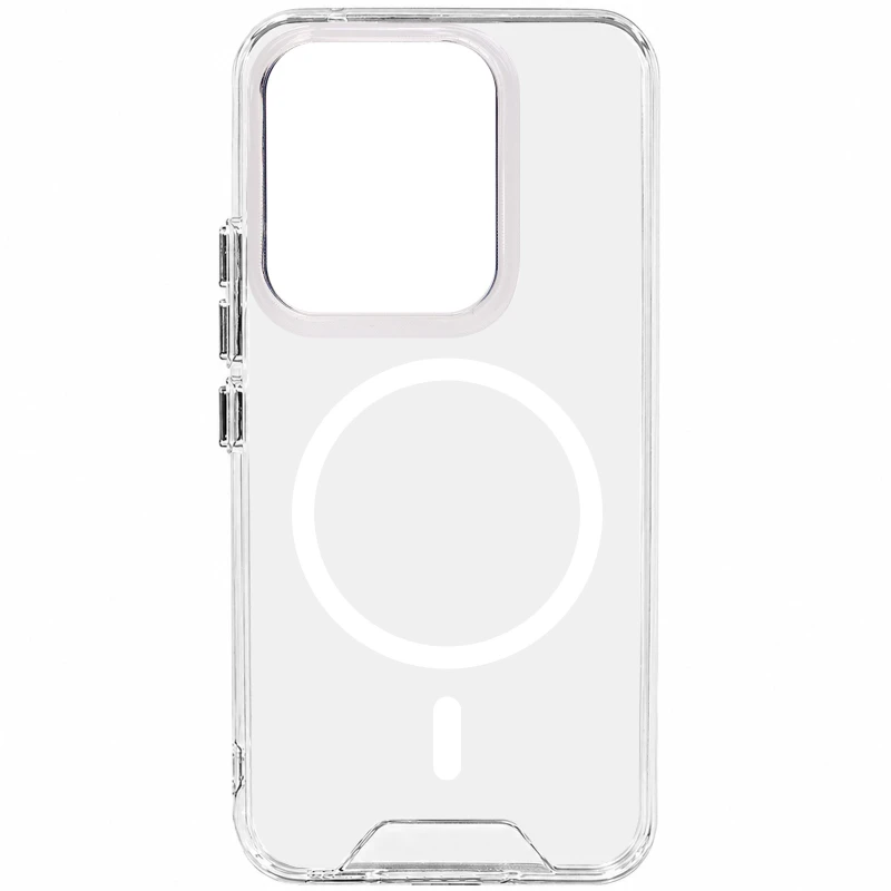 Чохол TPU Space Case with Magnetic Fit для Motorola Moto G17 Power – Прозорий. Фото 1 з 2
