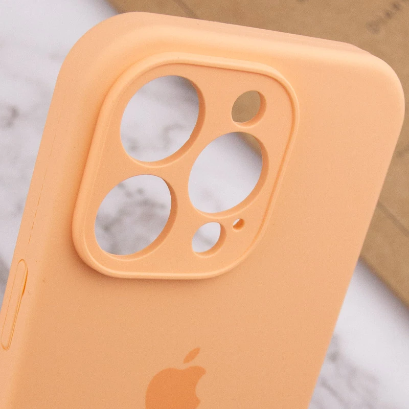 Чохол Silicone Case з захистом камери на Apple iPhone 14 Pro (6.1") – Помаранчевий / Cantaloupe. Фото 8 з 8