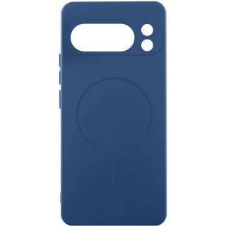 Чохол Silicone Cover Lakshmi Full Camera (AA) with Magnetic Fit для Google Pixel 9 Pro XL — Синій / Navy blue
