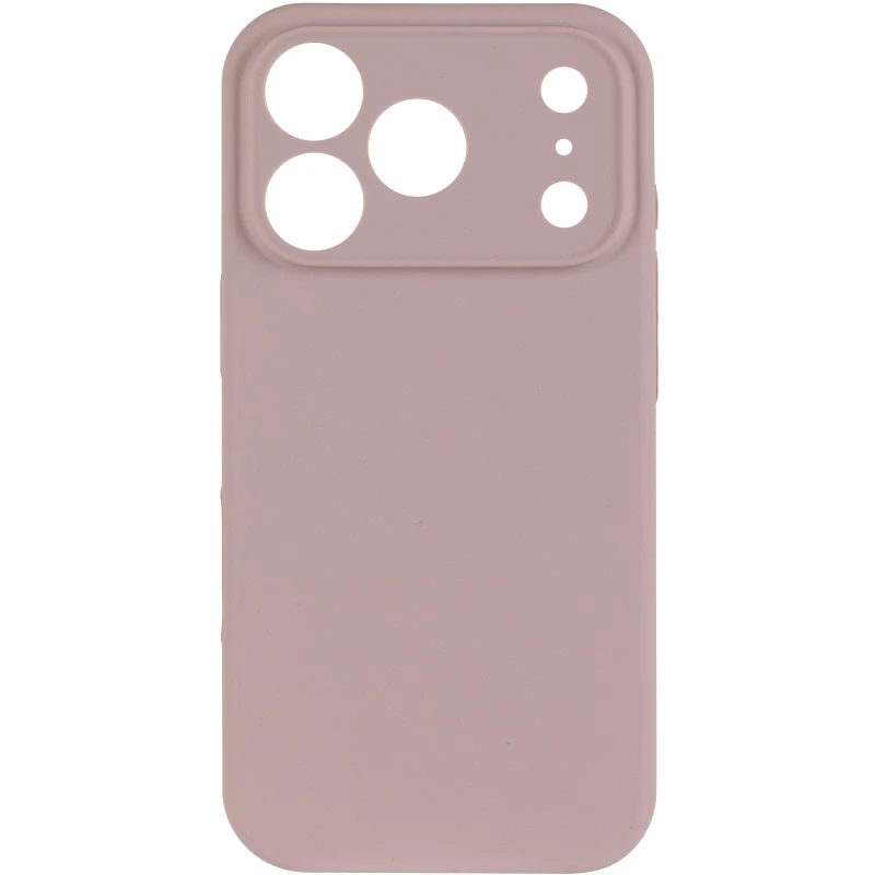 Чехол Silk Full Camera Protective (AA) NO LOGO для Apple iPhone 17 Pro (6.3") – Серый / Lavender. Фото 3 из 8