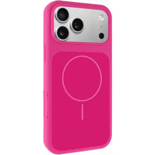 Чохол Silk Duo Color (AA) NO LOGO with Magnetic Fit для Apple iPhone 18 Pro — Dragon Fruit