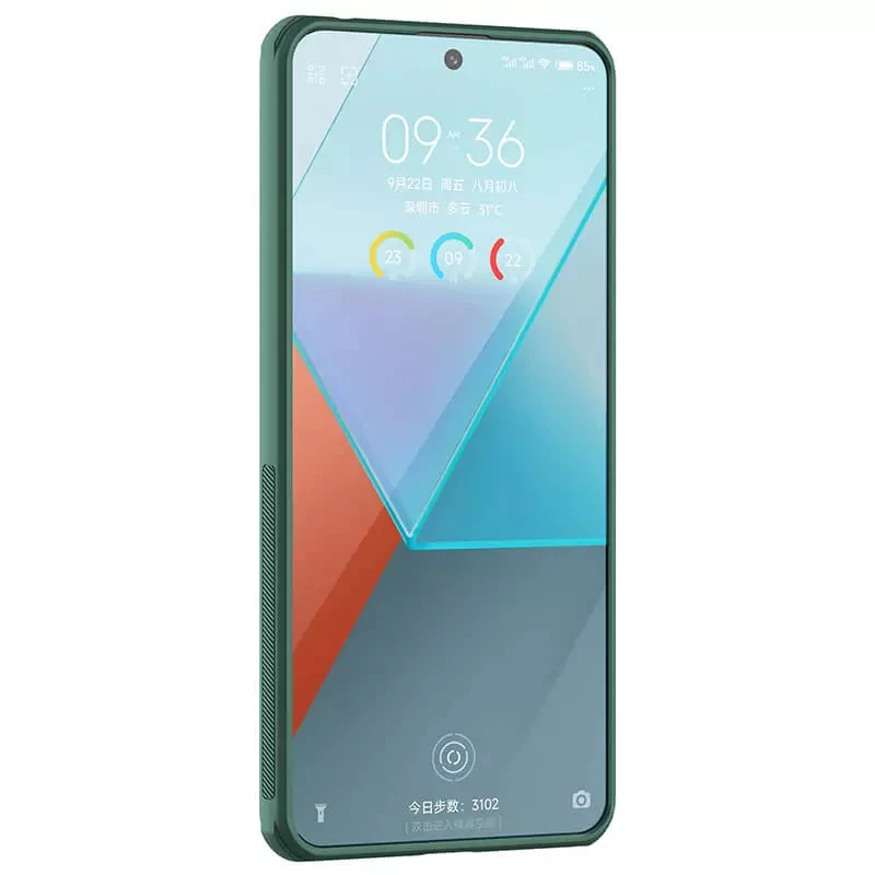 Пластикова накладка Nillkin Pro на Xiaomi Redmi Note 13 Pro 5G – Зелений / Deep Green. Фото 5 з 6