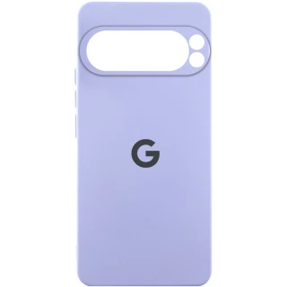 Чехол Silicone Case Lakshmi Premium L с закрытой камерой для Google Pixel 9 Pro — Сиреневый / Dasheen