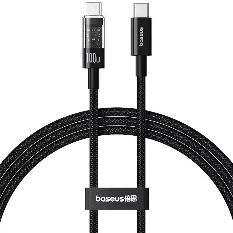 Дата кабель Baseus Gem Fast Charging Type-C to Type-C 100W (2m) (P10373000111-01) фото 1 з 1