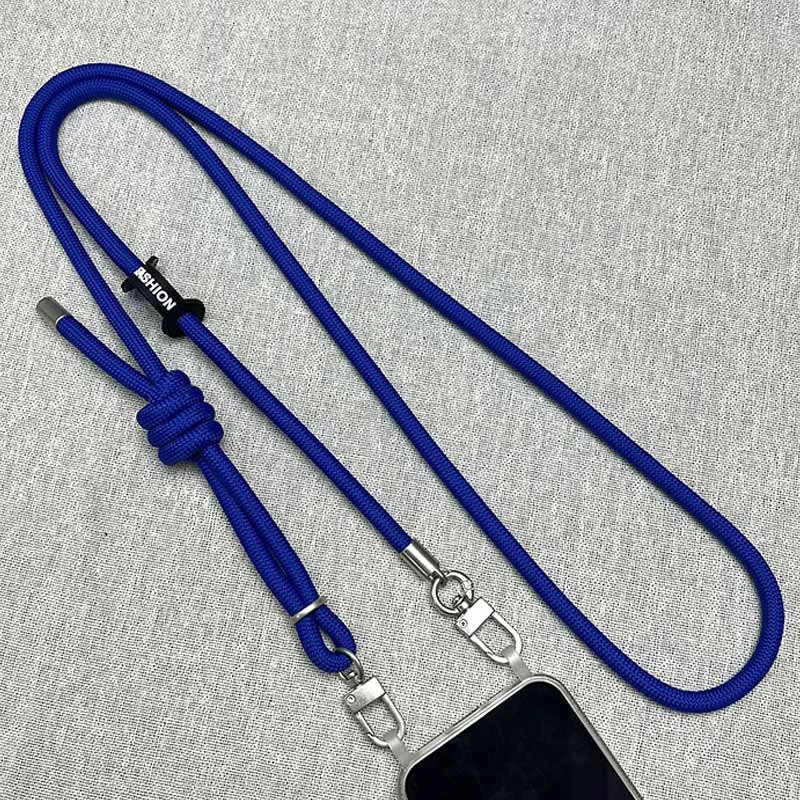 Шнурок с двумя креплениями (8мм) 150см – Indigo. Фото 3 из 3