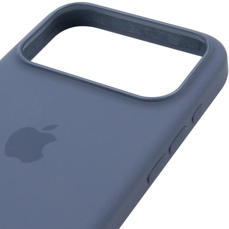 Чохол Silicone case (AAA) with Magsafe and Animation для Apple iPhone 17 Pro Max (6.9") – Anchor Blue. Фото 6 з 7