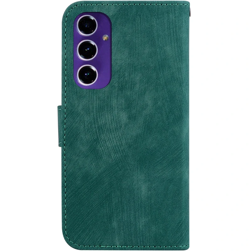 Кожаный чехол-книжка Cute Tiger для Samsung Galaxy A16 4G/5G – Green. Фото 2 из 4