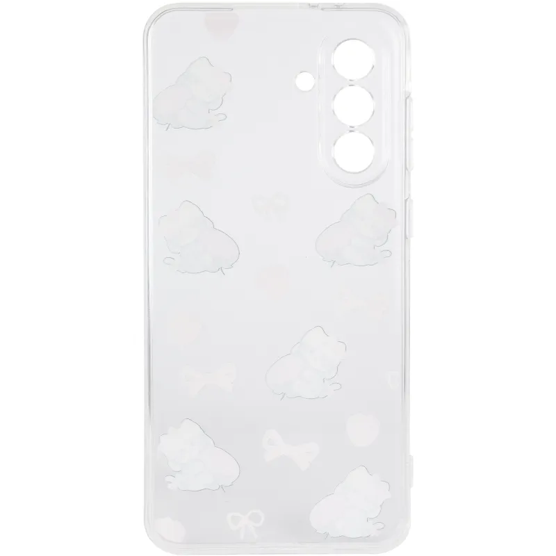 Чохол TPU Clear Joy для Samsung Galaxy A56 5G – Strawberry Cats. Фото 5 з 7