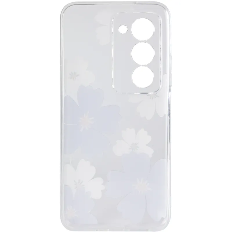 Чехол TPU Clear Joy для Xiaomi Redmi 15 4G (Global) / 5G – Pastel Daisies. Фото 4 из 6