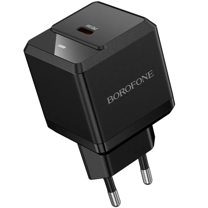 МЗП Borofone BN18 Intenso PD20W (1USB-C) – Black. Фото 4 з 4