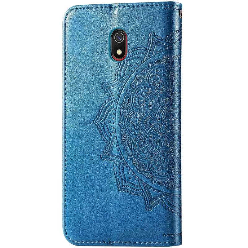 Шкіряний чохол-книжка Art Case з візитницею для Xiaomi Redmi 8a – Синій. Фото 2 з 7