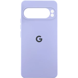 Чехол Silicone Case Lakshmi Premium L с закрытой камерой для Google Pixel 9 Pro — Сиреневый / Dasheen