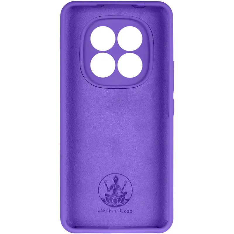 Чехол Silicone Case Lakshmi Premium з закритою камерою на Xiaomi Redmi Note 15 Pro 4G – Фиолетовый / Amethyst. Фото 4 из 6
